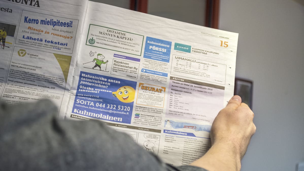 Printtilehden mainossivu