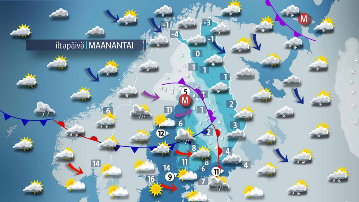 Sääkartta 27.03.