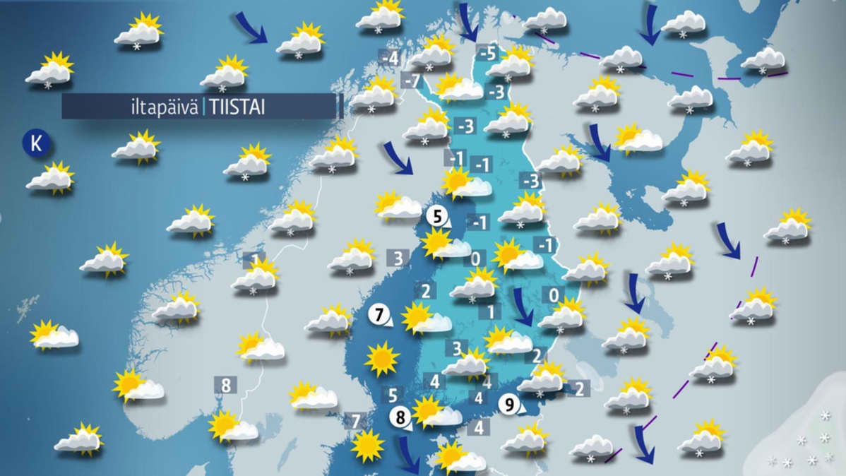 28.03. iltapäiväkartta