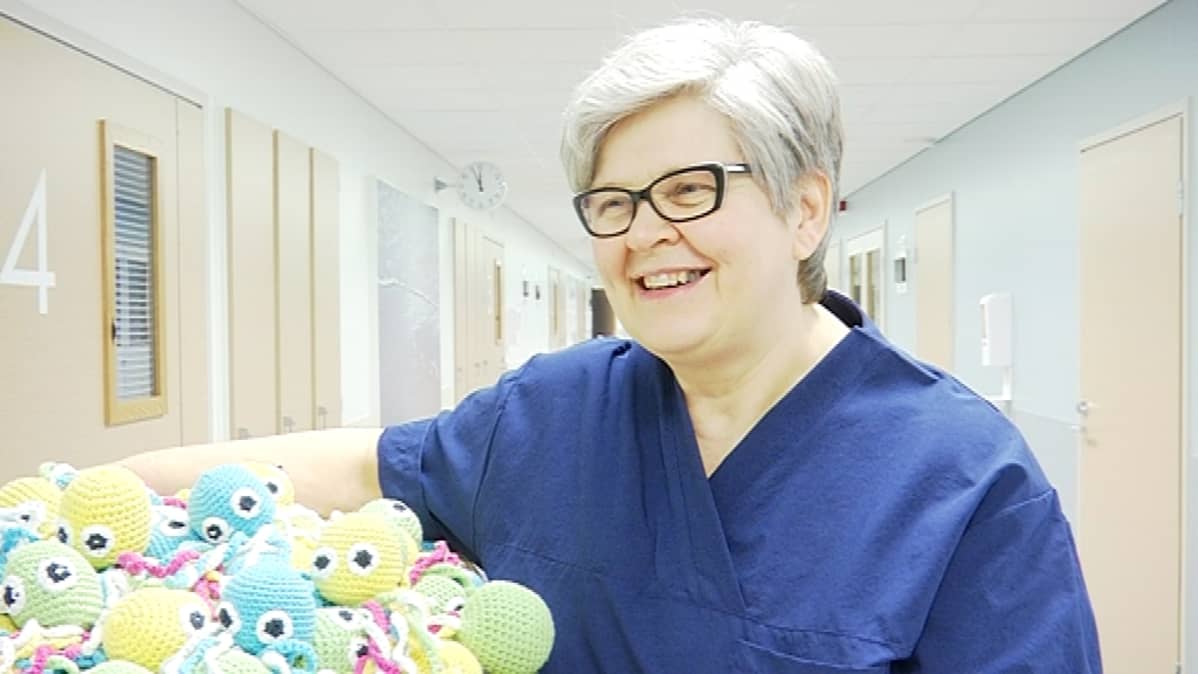 Satakunnan keskussairaalan synnytyssalin osastonhoitaja Marika Nieminen.