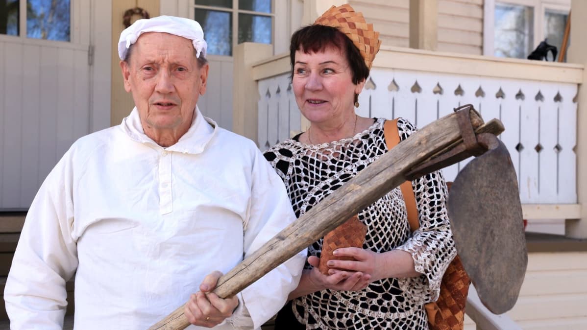 Saarijärven Paavo Lauri Koskinen ja Konttiakka Helena Autio.