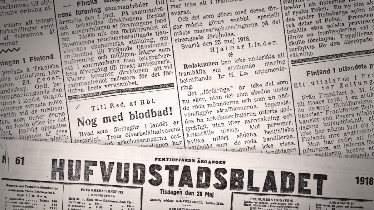 Lehtirevinnäinen Hufvudstadsbladetista