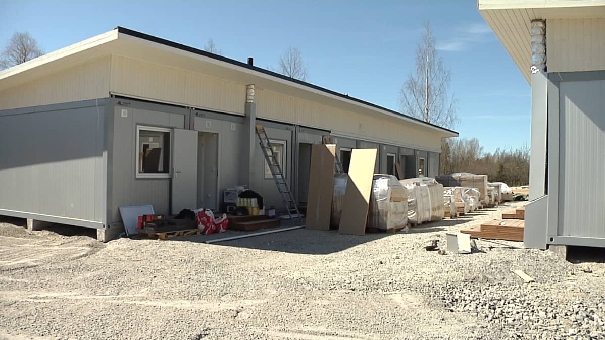 Moduuliasuntoja Uudessakaupungissa.