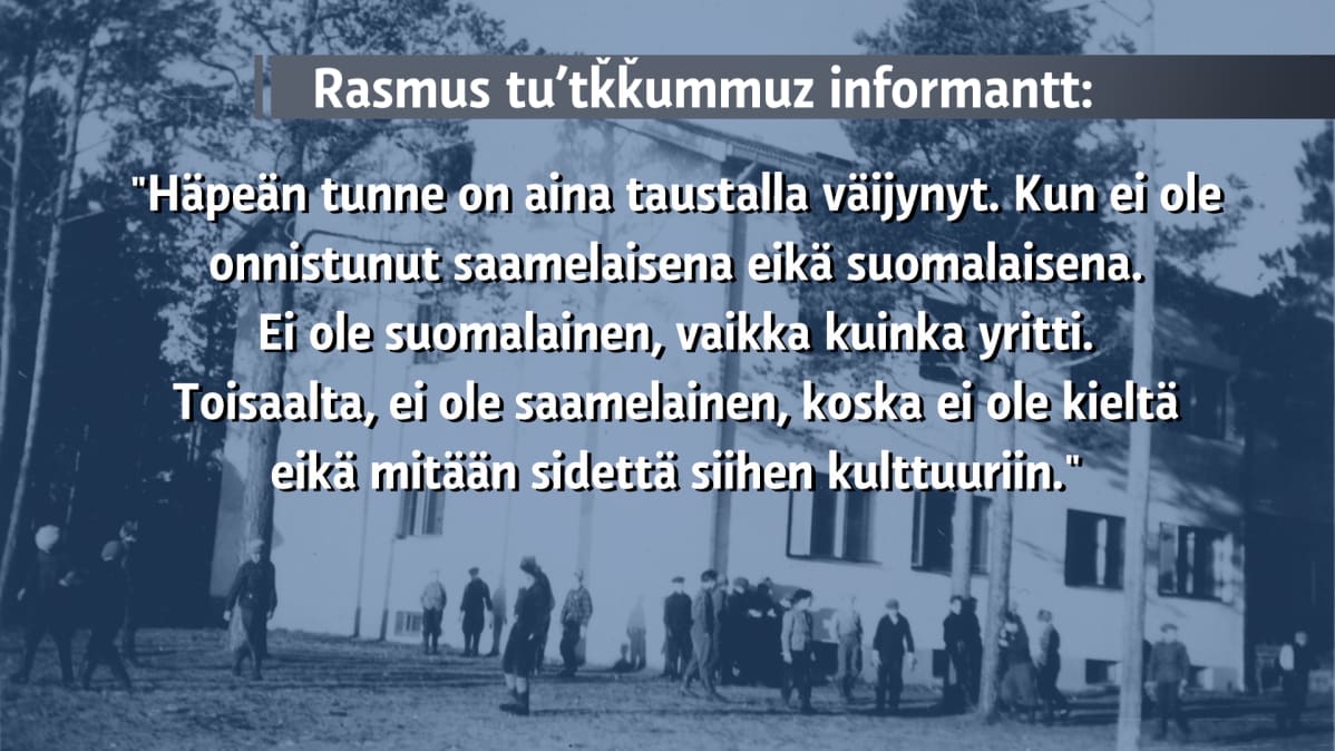 Minna Rasmuksen tutkimuksen informantti