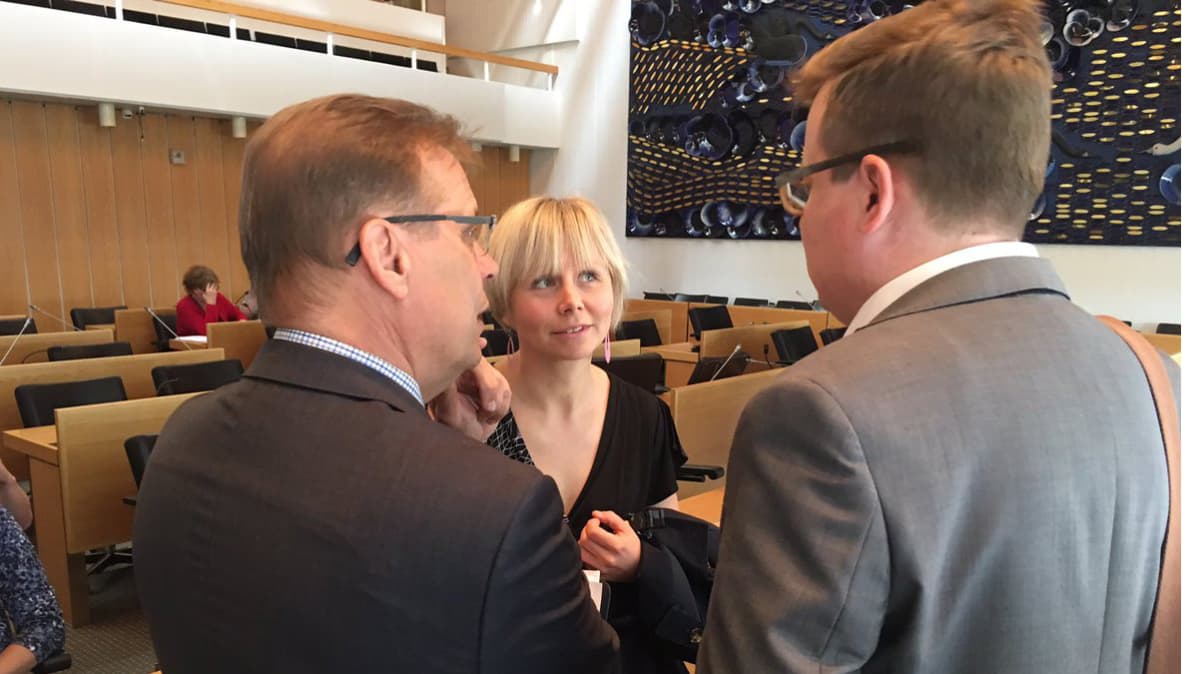 Anna-Kaisa Heinämäki valtuustossa