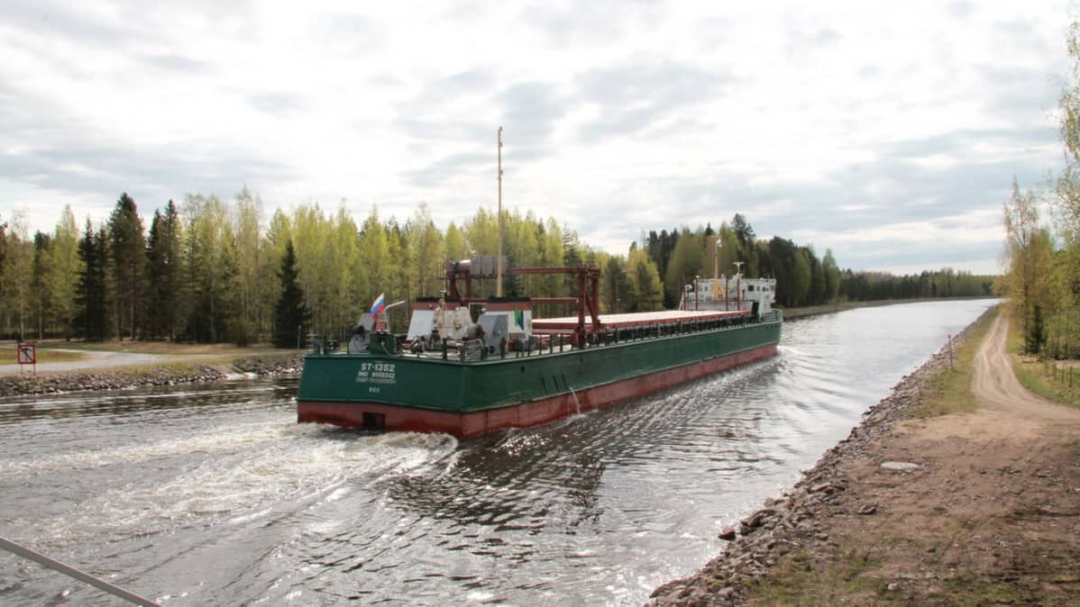 Rahtialus Saimaan kanavassa