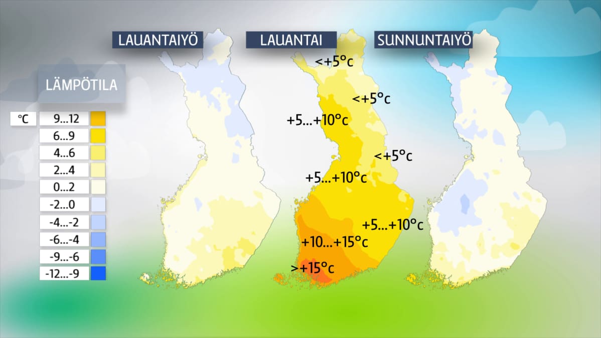 Lämpötilakarttoja
