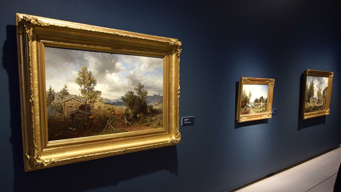 Werner Holmbergin maalauksia Hämeenlinnan Taidemuseossa