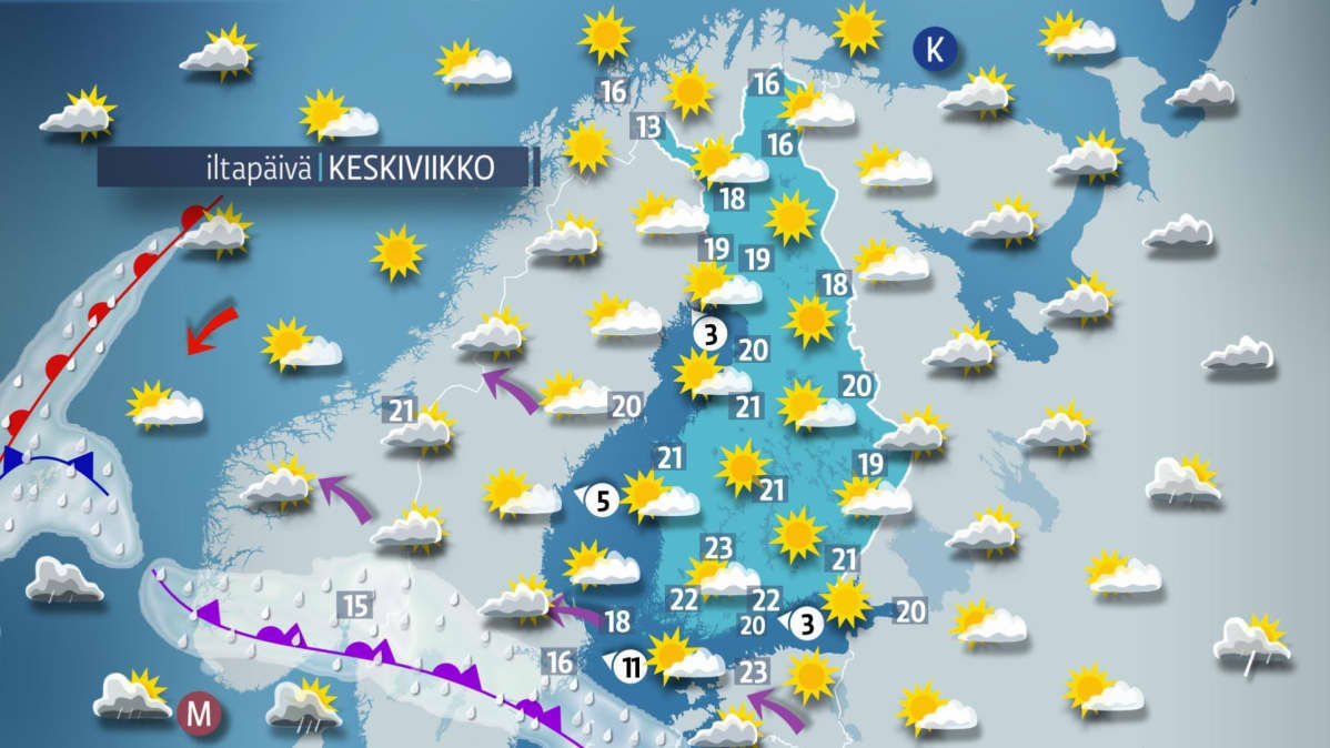 keskiviikko iltapäivä