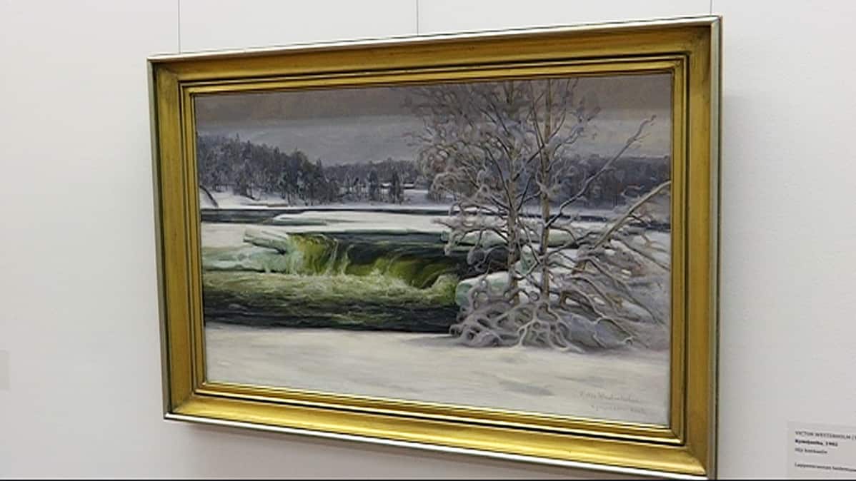 Taiteilija Victor Westerholmin maalaus.