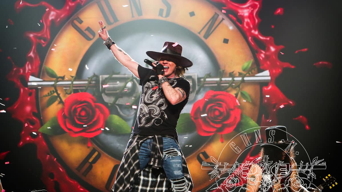Axl Rose keikalla