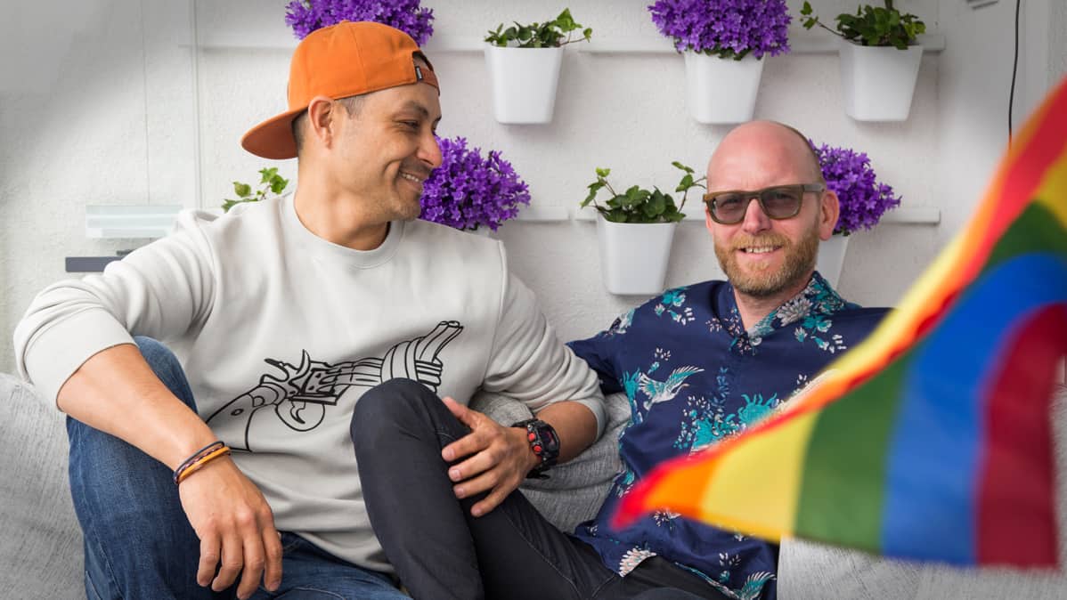 Aviopari Raul Medina ja Hannu Virtanen