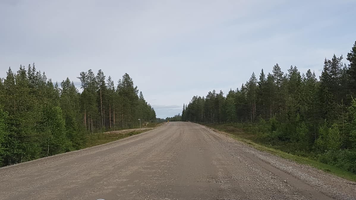 Korjattua tietä.