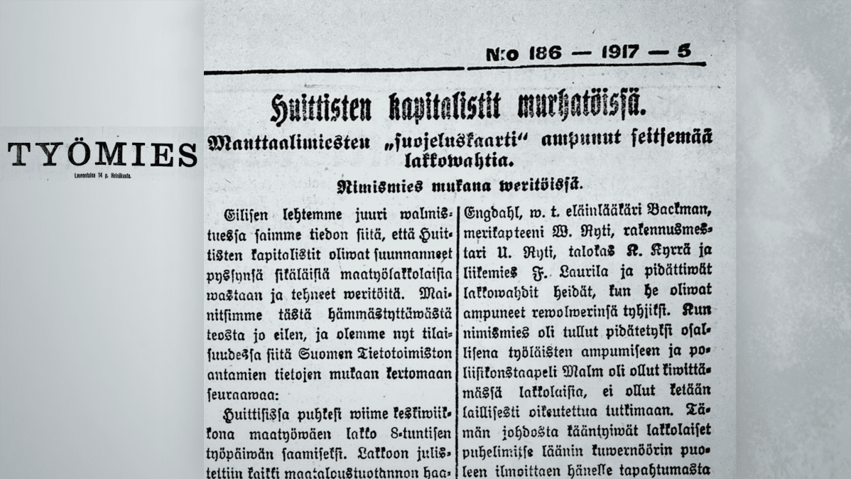 Lehtileike Työmies-lehdestä