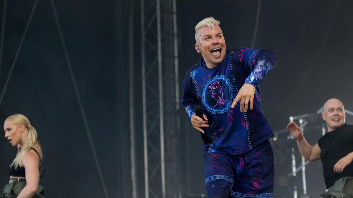 Antti Tuisku esiintyy Ruisrockissa lauantaina 8. heinäkuuta 2017.