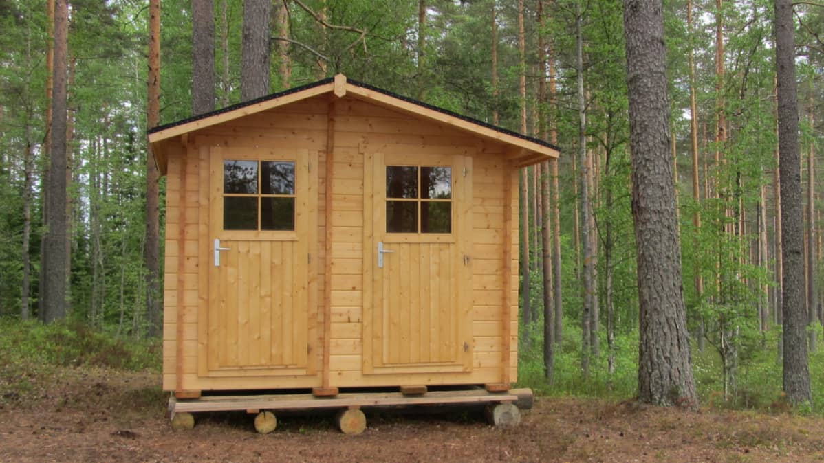 Puuliiteri retkeilyalueella.