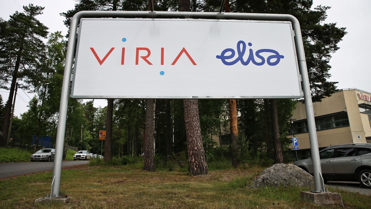 Virian ja Elisan kyltti.