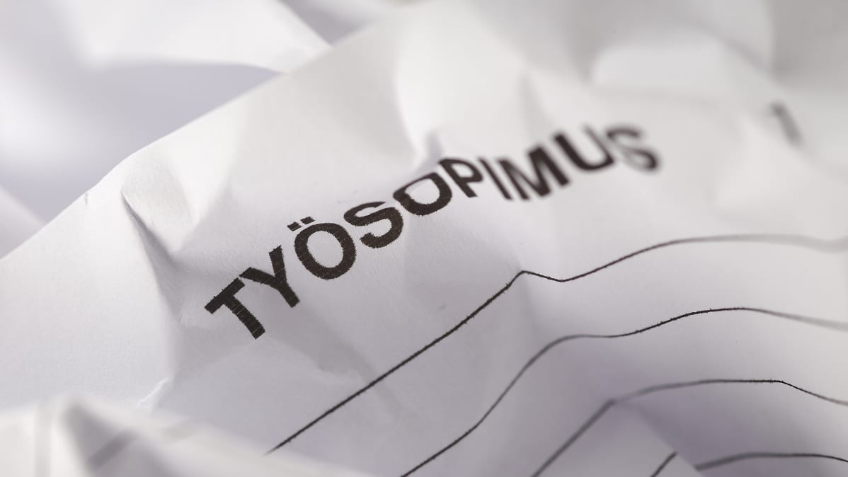 Työsopimus.