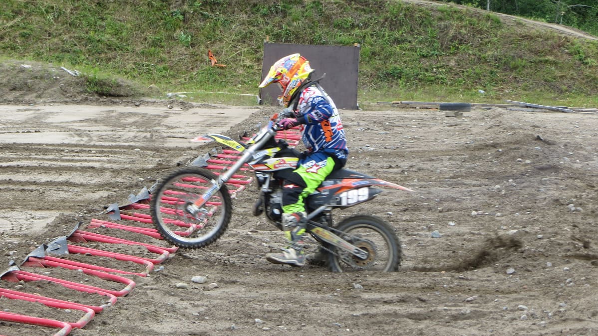 Motocross-lähtö.
