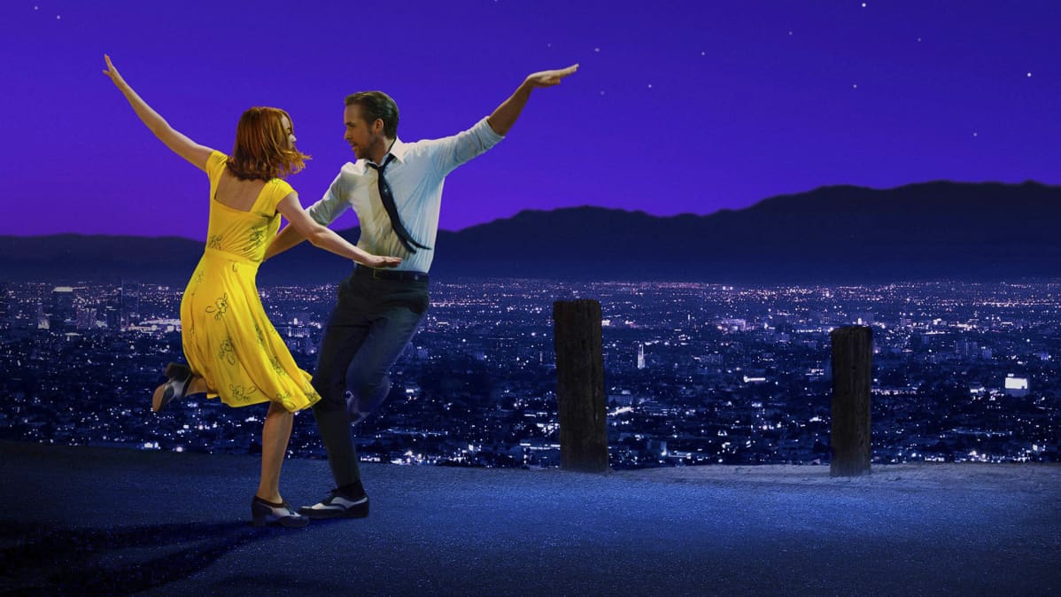La la land elokuvasta tanssikohtaus.