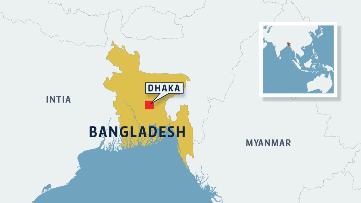 Bangladeshin kartta