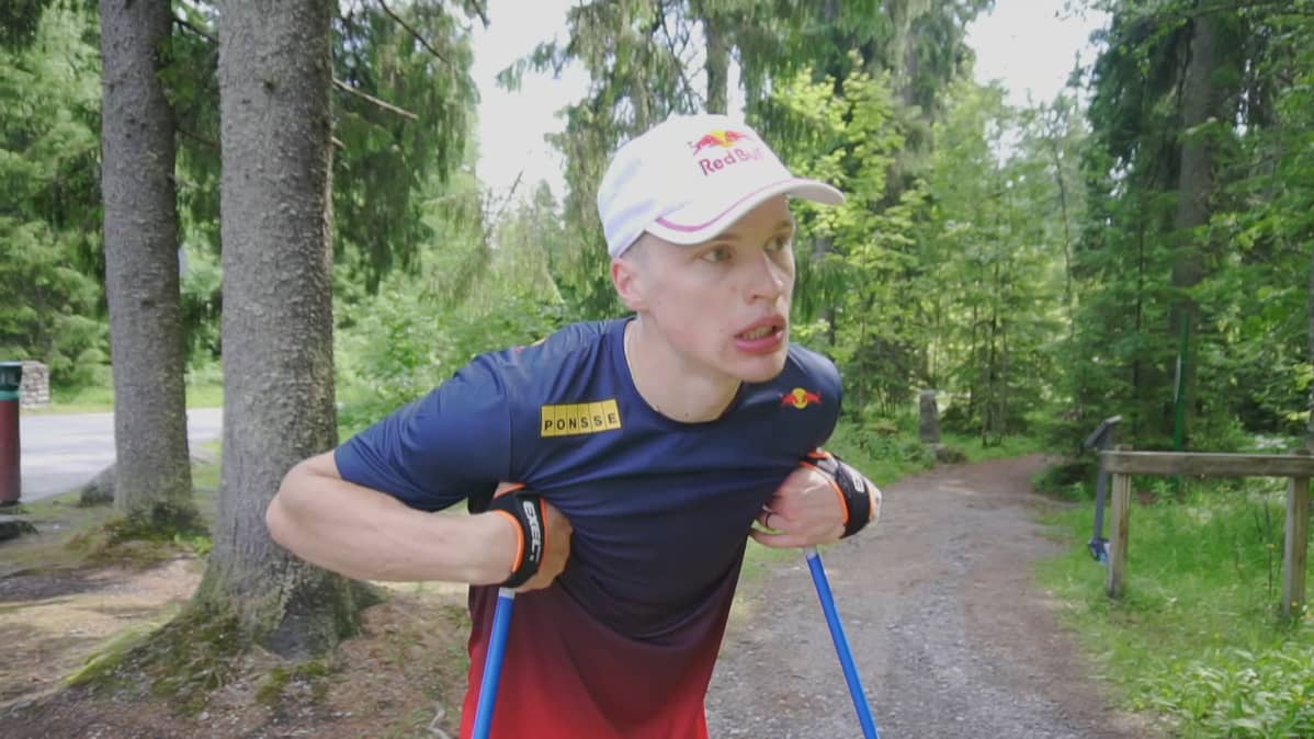 Iivo Niskanen kesäharjoituksissa