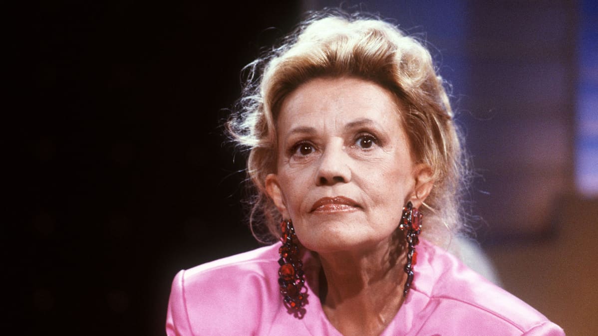 Jeanne Moreau kuvattuna vuonna 1987.