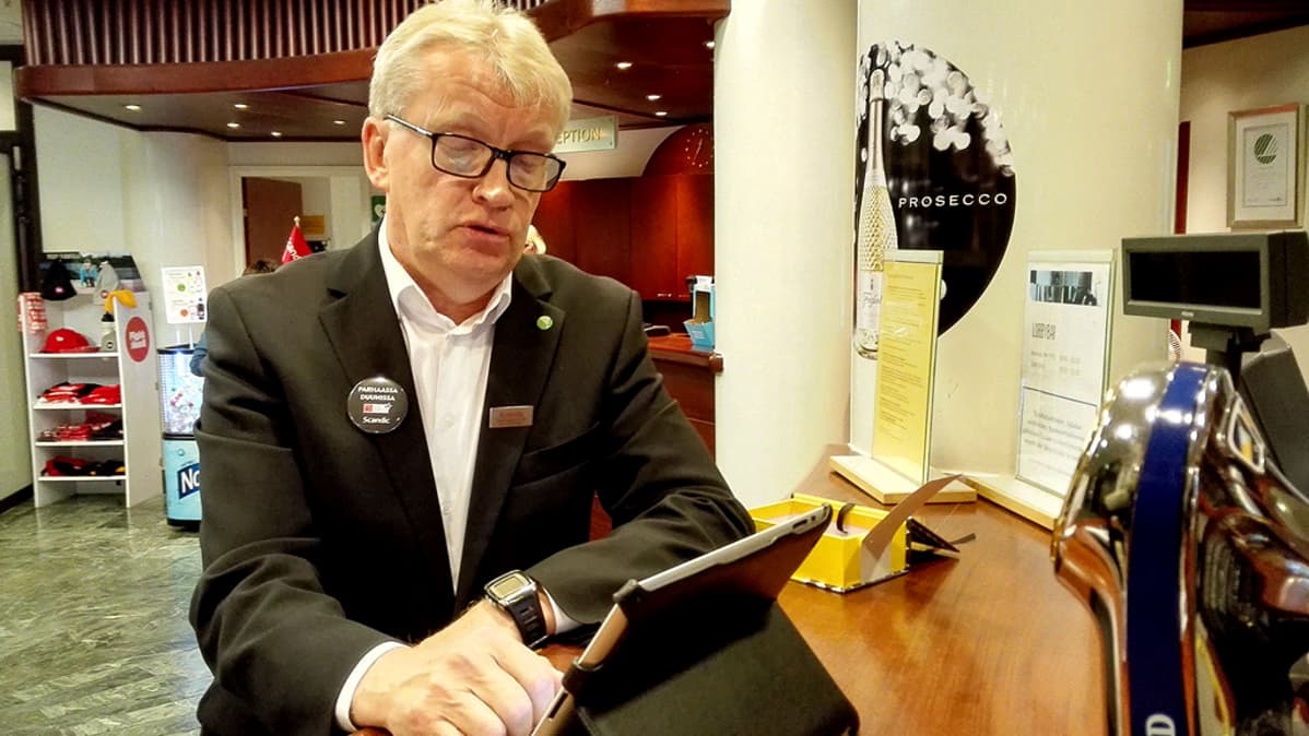Tomi Saarelainen hotellinjohtaja Scandic Patria.