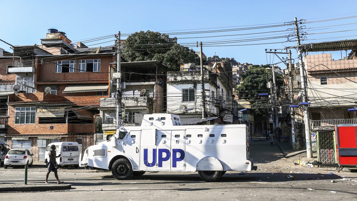 Poliisiauto Mangueirassa.