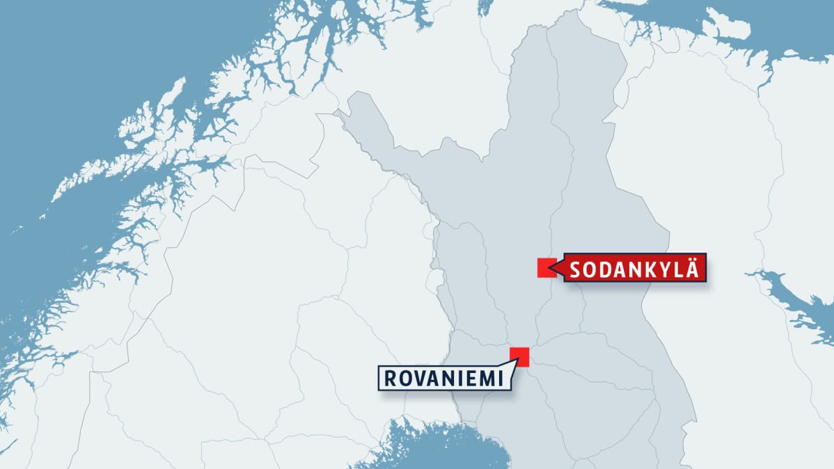 Sodankylän kartta.