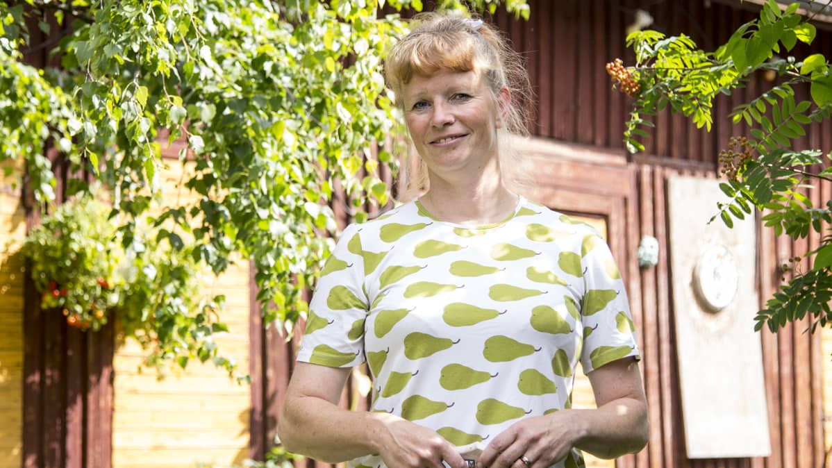 Katja Wallenius, asukasyhdistyksen puheenjohtaja
