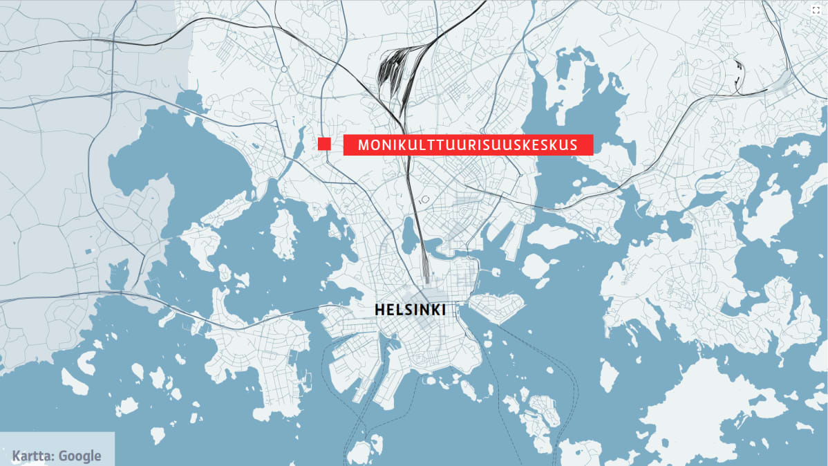 Helsingin kartta.