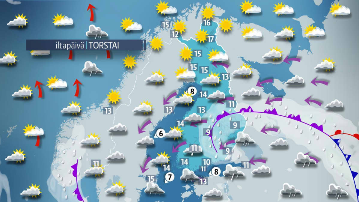 torstain sää