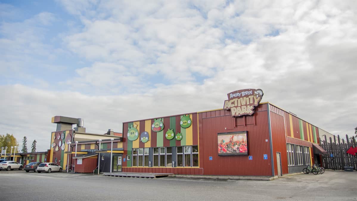 Vuokatin Angry Birds -aktiviteettipuisto.