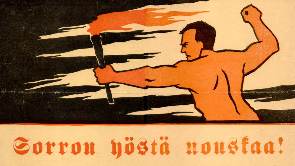 SDP:n vaalimainos lokakuun 1917 eduskuntavaaleihin.