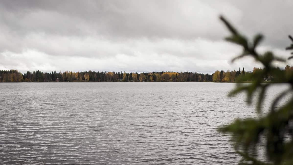 Jäälinjärven ulappaa Oulun Jäälissä.
