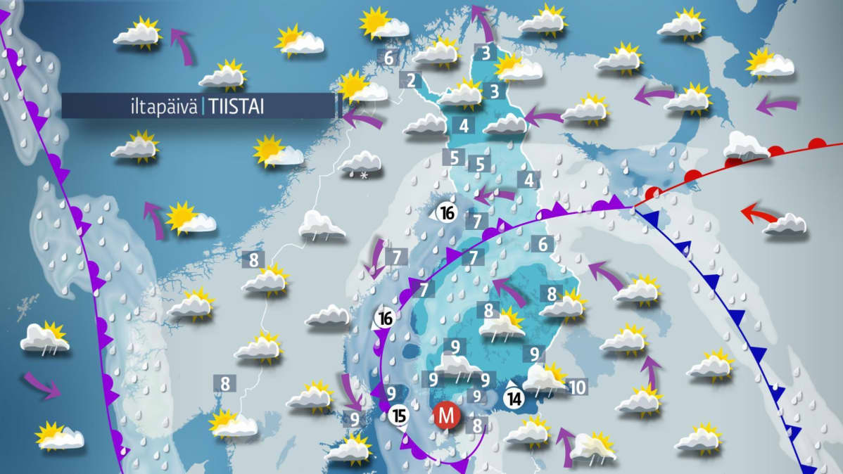 Tiistain sää