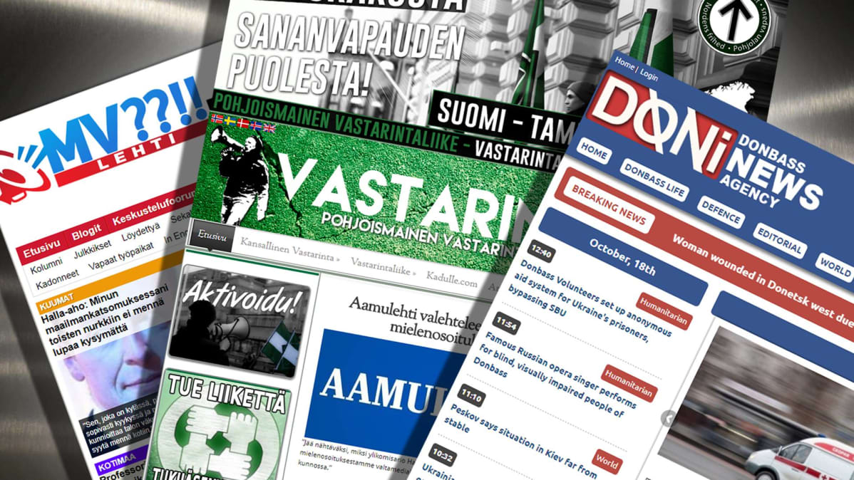 MV, Donbass, Pohjoismainen Vastarintaliike. Nettisivut