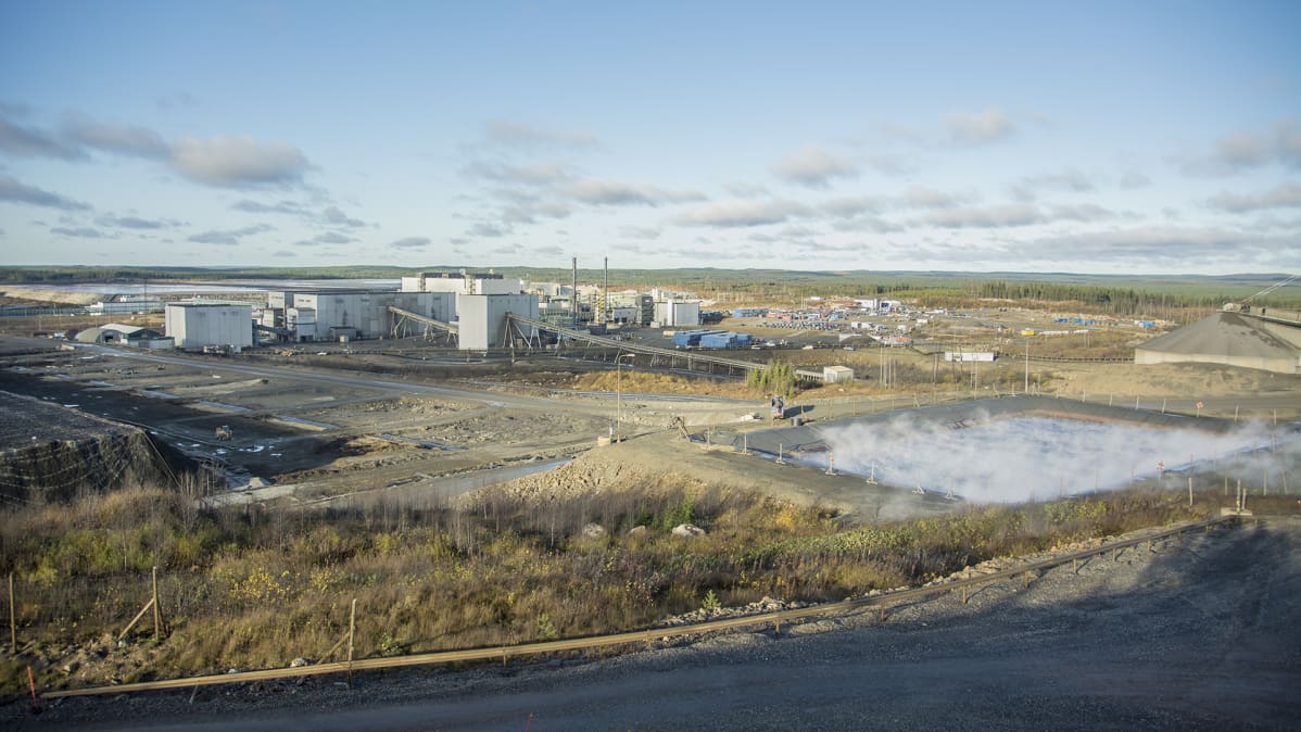 Terrafamen kaivosaluetta.