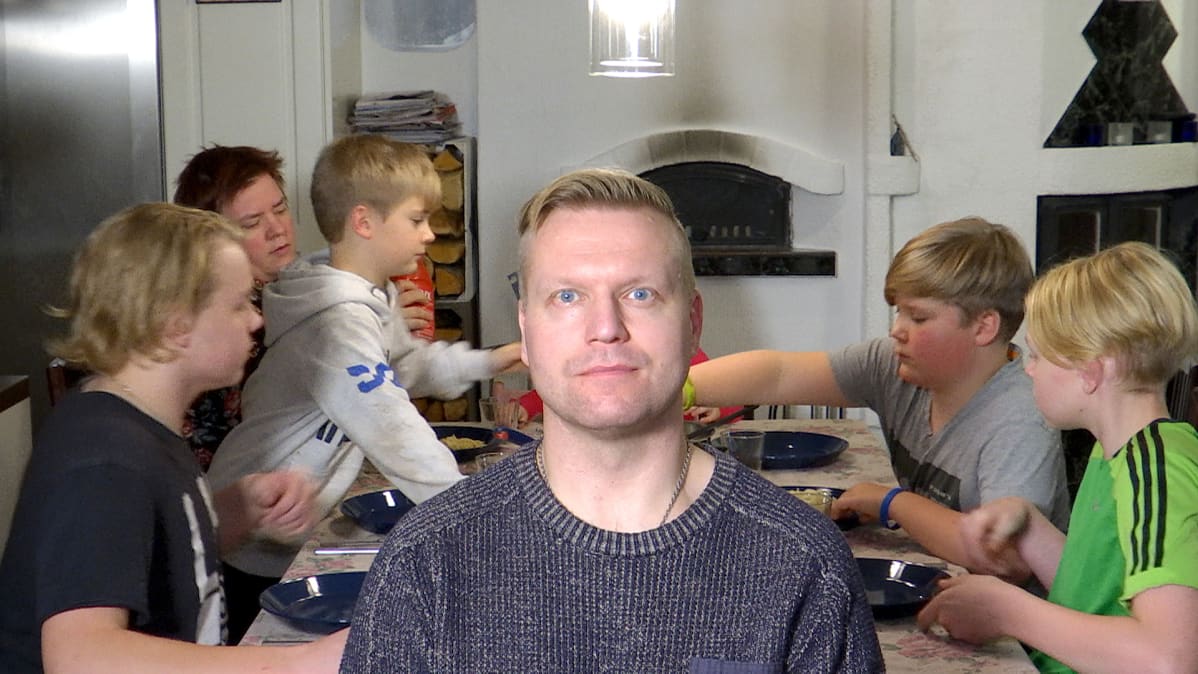 Janne Nordman ja perhe