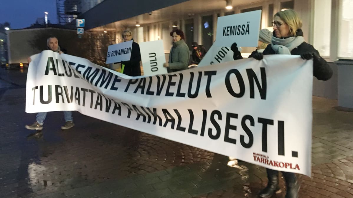Länsi-Pohjan mielenilmaus.