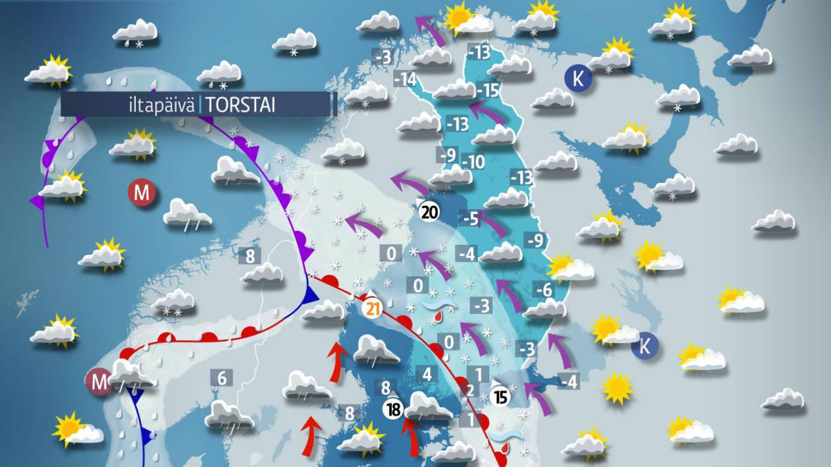 Torstain sää