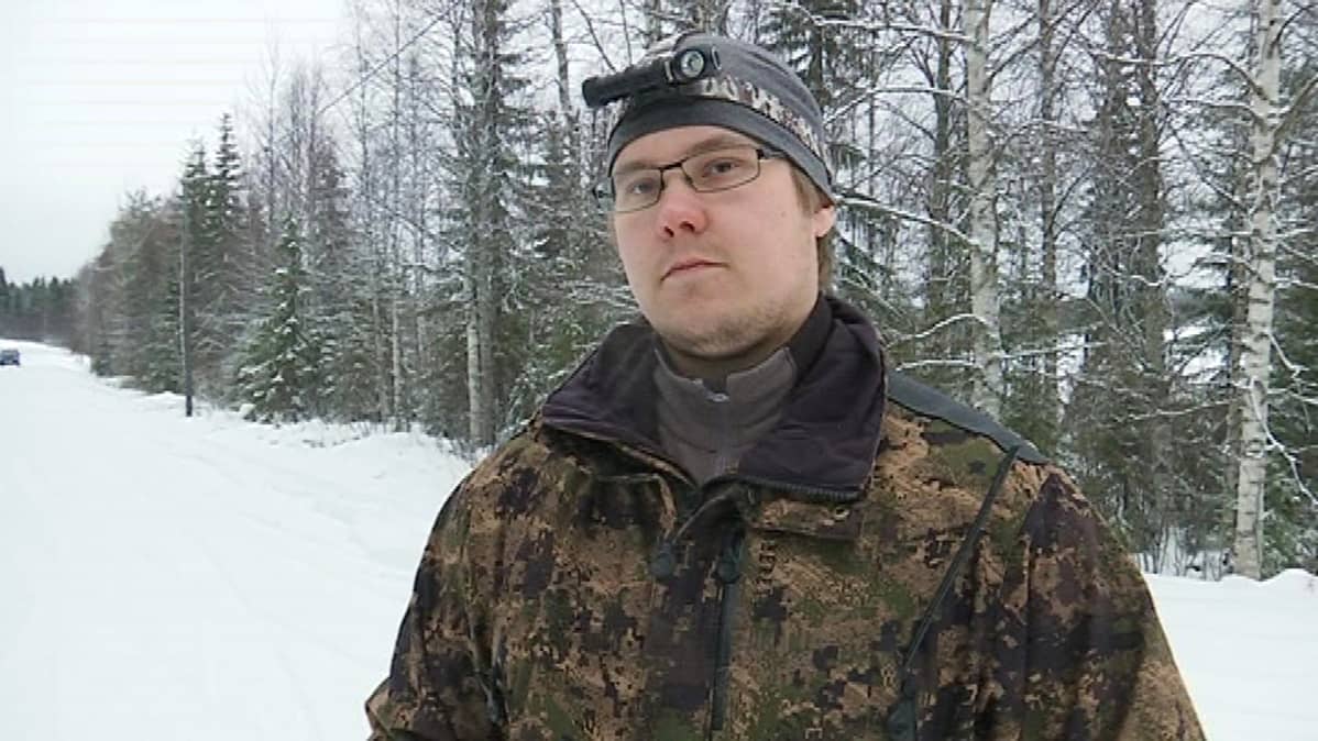 Ketunpyytäjä Timo Väyrynen.
