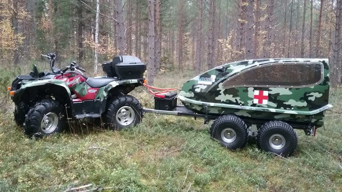 Lämmitettävä makuupussi.