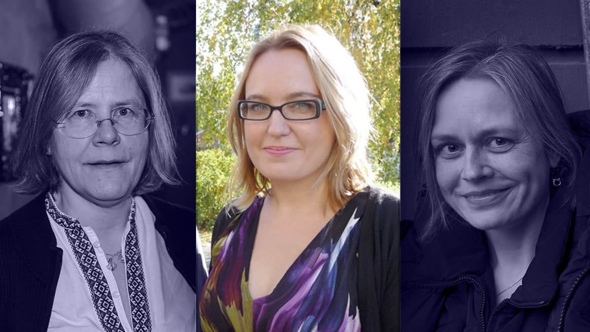 Taru Mäkelä, Saara Saarela ja Auli Mantila