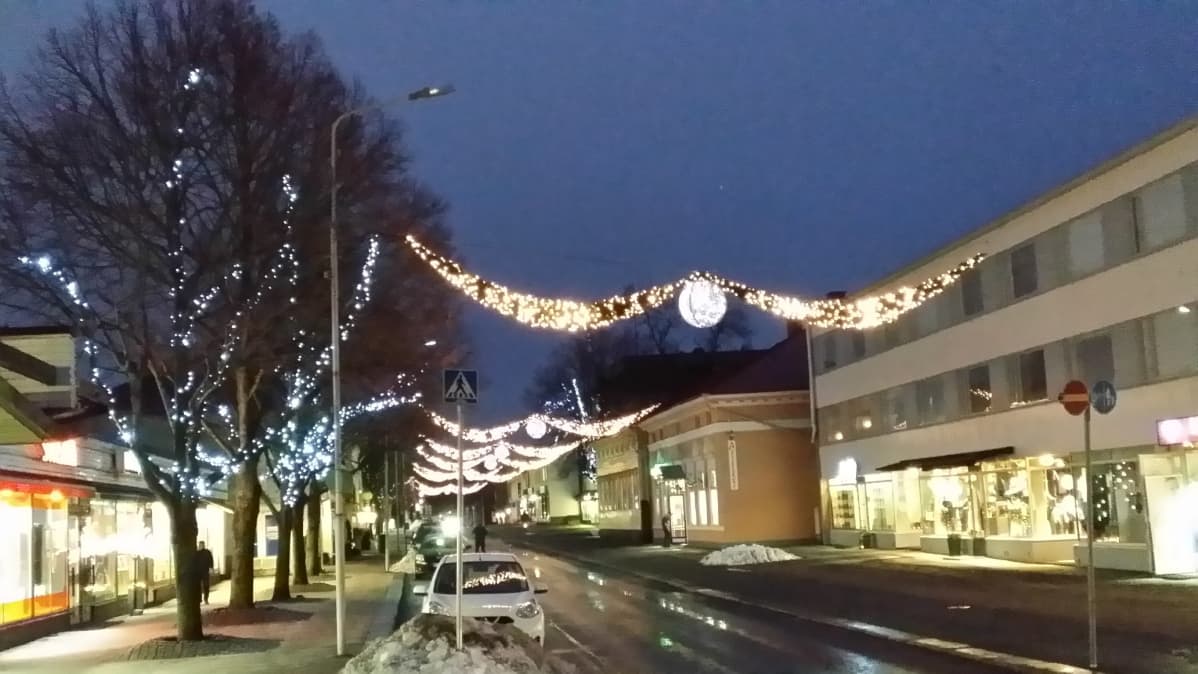 Joulukatu Uudesskaupungissa