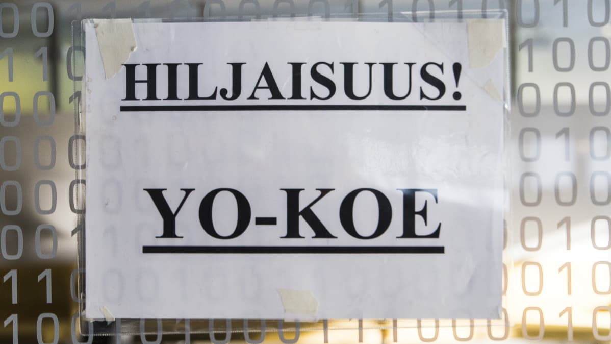 Hiljaisuus YO-KOE ilmoituslappu, Tikkurilan Lukio