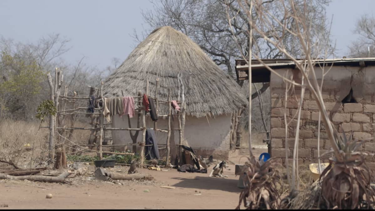 By på landsbygden i Zambia.