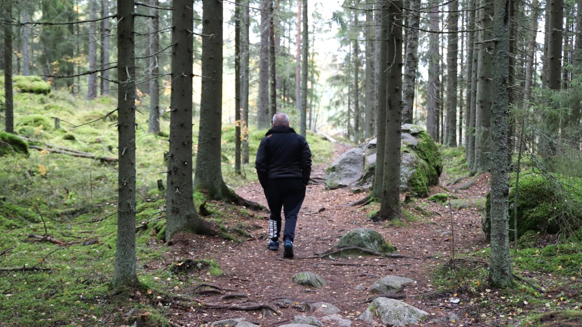 Juha Peltola Hatlamminsuolla Riihimäellä.