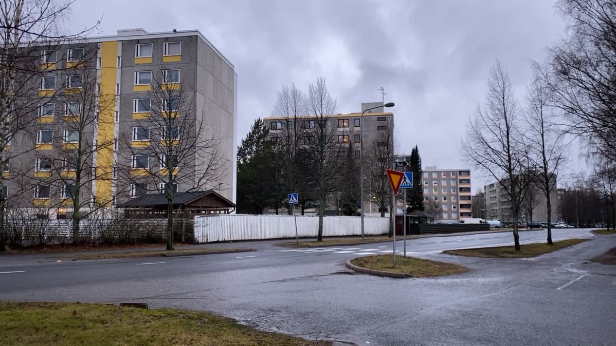 Kerrostaloja Porin Pihlavassa